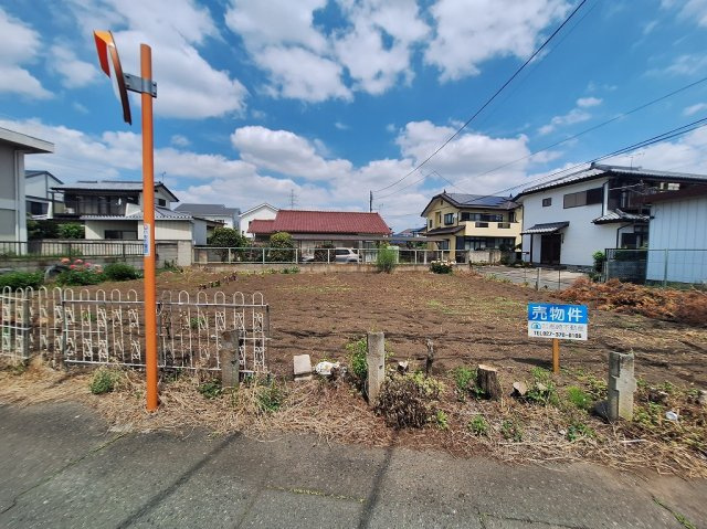 高崎市貝沢町売土地の外観|南道路より撮影