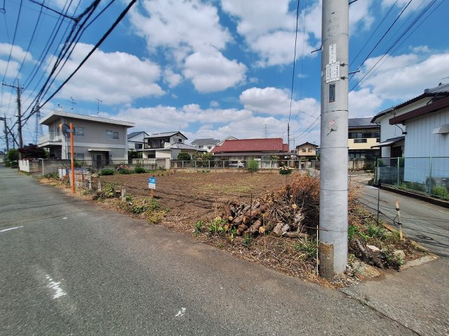 高崎市貝沢町売土地の外観|南道路より撮影