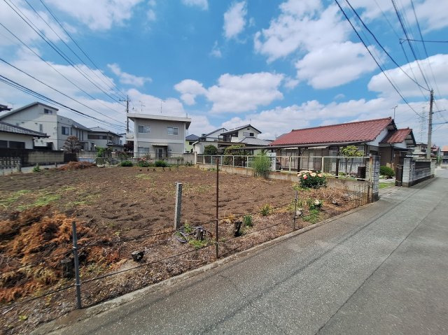 高崎市貝沢町売土地の外観|東道路より撮影