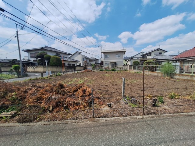 高崎市貝沢町売土地の外観|東道路より撮影