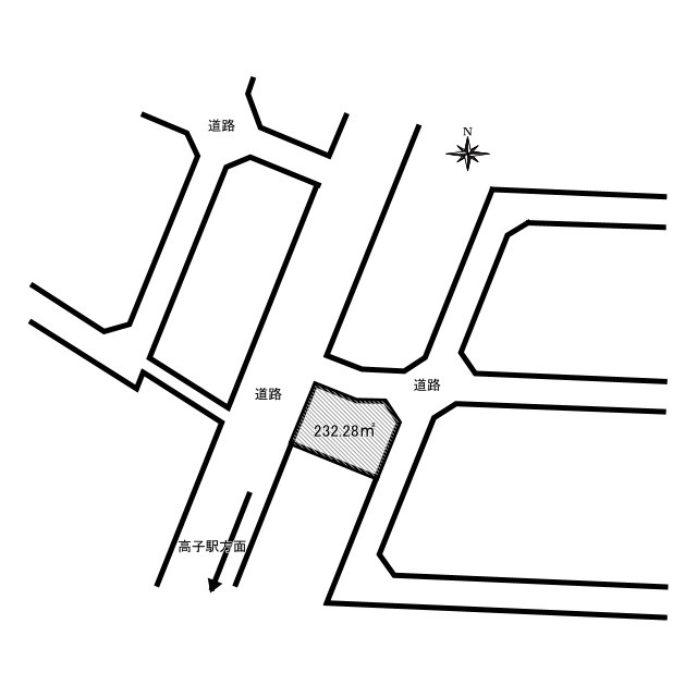 伊達市保原町高子岡　住宅用地