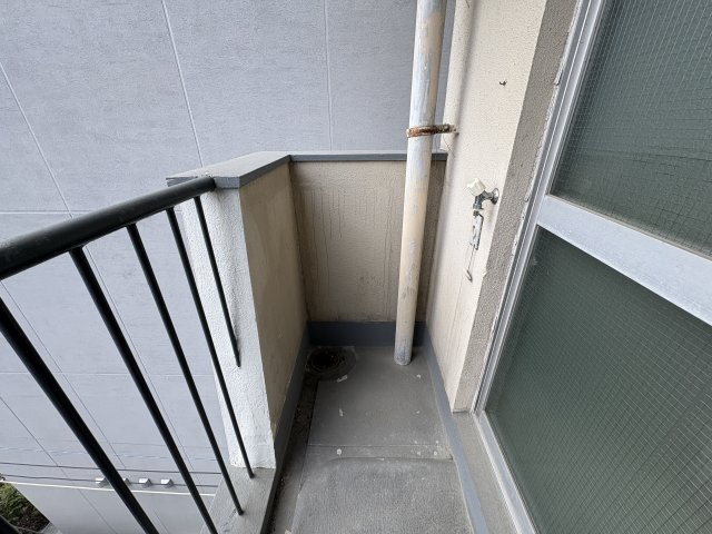 江南荘のバルコニー