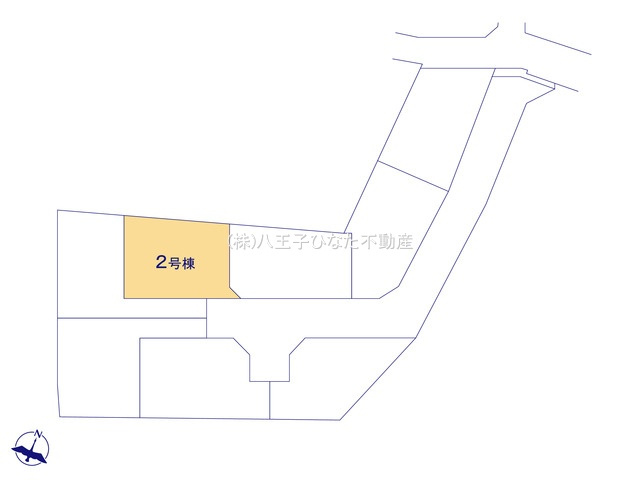 『八王子市新築戸建て』 八王子市弐分方町148-2【仲介手数料無料】　５期の区画図|～仲介手数料無料☆八王子ひなた不動産～八王子市弐分方町　新築戸建て