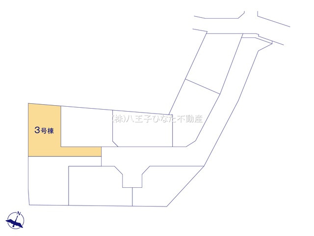 『八王子市新築戸建て』 八王子市弐分方町148-2【仲介手数料無料】　５期の区画図|～仲介手数料無料☆八王子ひなた不動産～八王子市弐分方町　新築戸建て