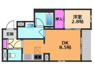 AMA WESTの間取り