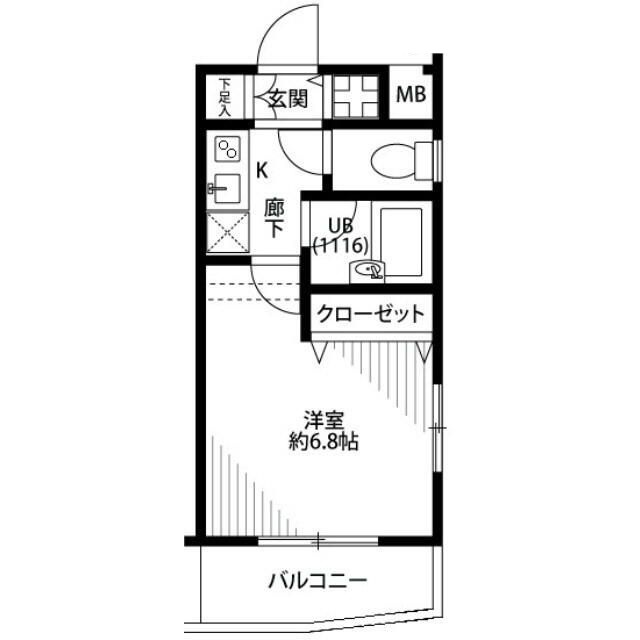 プレール・ドゥーク西新宿の間取り|間取りです。