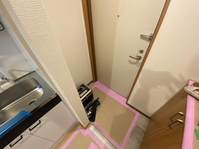ラ・プラージュⅡの玄関|シューズボックス付きの玄関♪