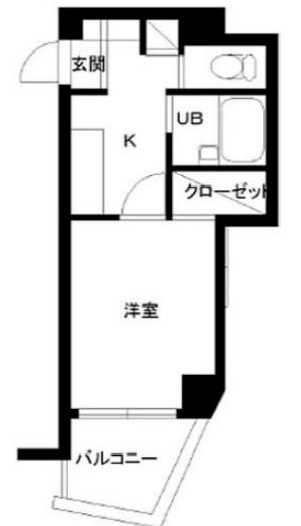 スカイコート高田馬場第６の間取り|間取りです。