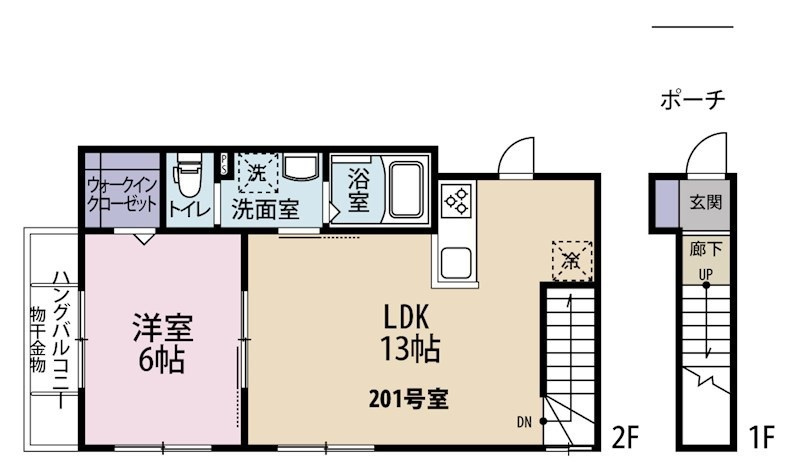 メザードの間取り|間取りです。