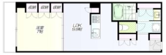 ＳＡＮＫＯＵ　ＢＬＤＧ．の間取り|間取りです。