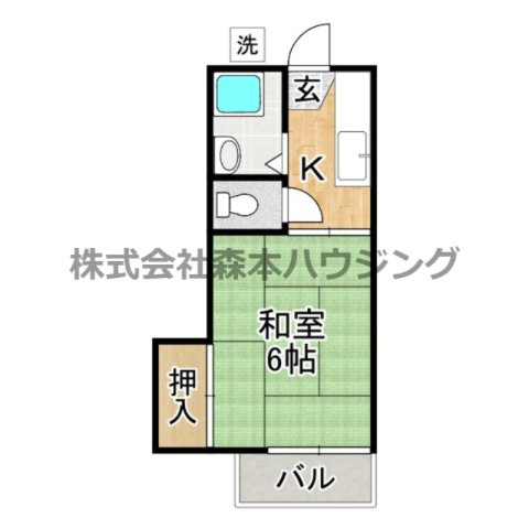 【間取り】 | 　プラ・ディオ東香里