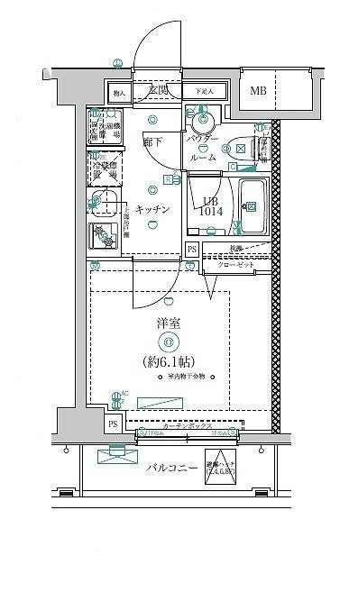RELUXIA横濱弘明寺の間取り|間取りです。