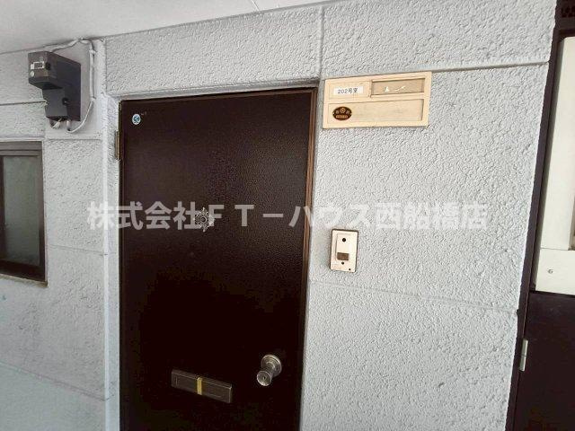 ライトビューティハイツの玄関