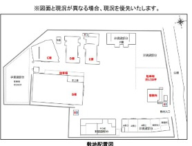 柏市大井倉庫（千葉県柏市大井1894）の間取り|配置図