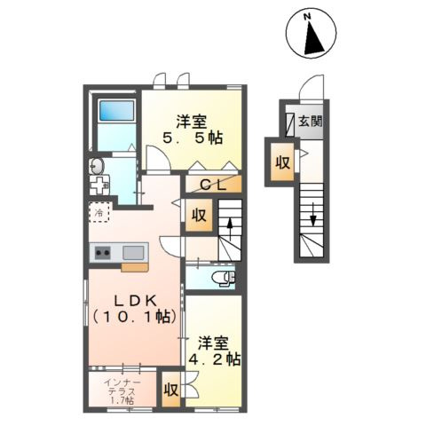 【間取り】 | ROUTE 4 TERRACE(ルートフォーテラス)