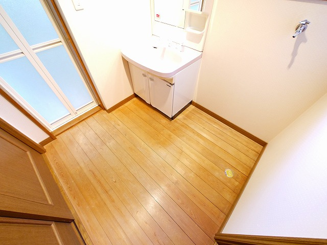 小西貸家の洗面所|ゆったりとスペースのある洗面所