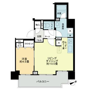 クリオ南７条の間取り