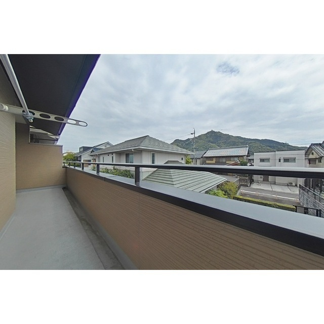 長良若葉町戸建のバルコニー