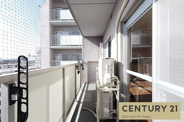 ドルミ新淀川１５番館のバルコニー