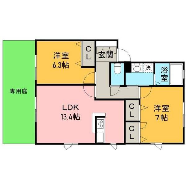 ベリーズスクエア サウスの間取り