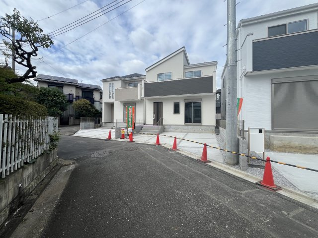 所沢市山口　2号棟の前面道路含む現地写真|【前面道路含む現地写真】前面道路含む現地写真です