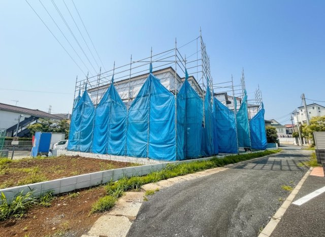 所沢市山口　2号棟の前面道路含む現地写真
