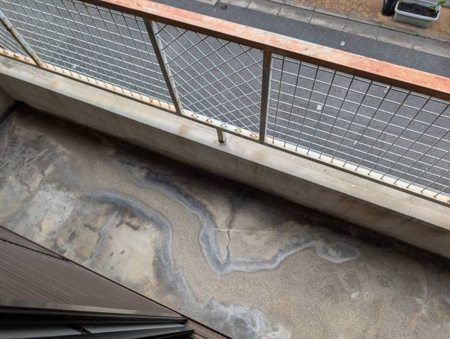 米崎中古戸建のバルコニー