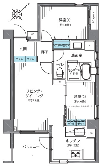 ブランクレア代々木公園の間取り