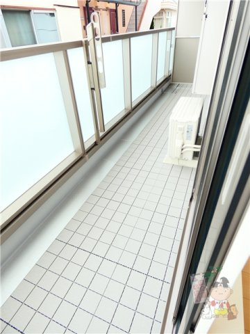 レーベンエイトⅡのバルコニー
