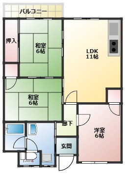 ラフレシア山崎の間取り