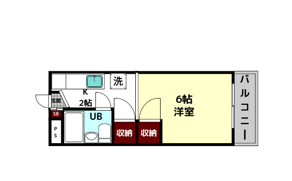 ハイツ内田の間取り