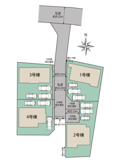 【区画図】 | 福島市笹木野天戸畑　2号棟（Z）