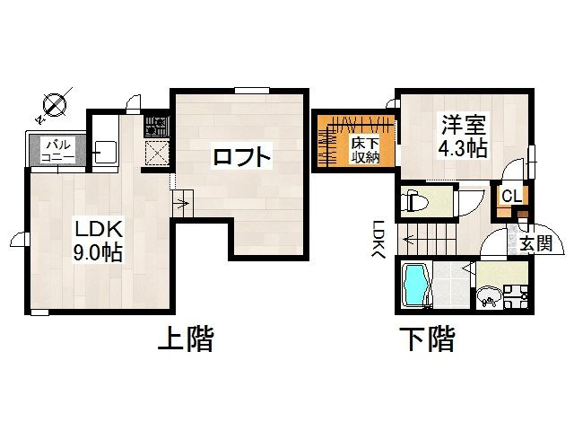 柏市豊四季のアパート