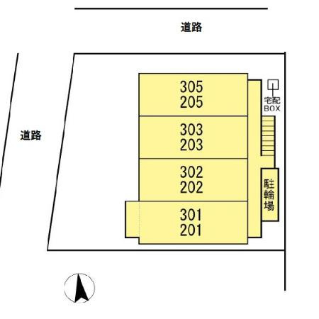 プリマステラの区画図