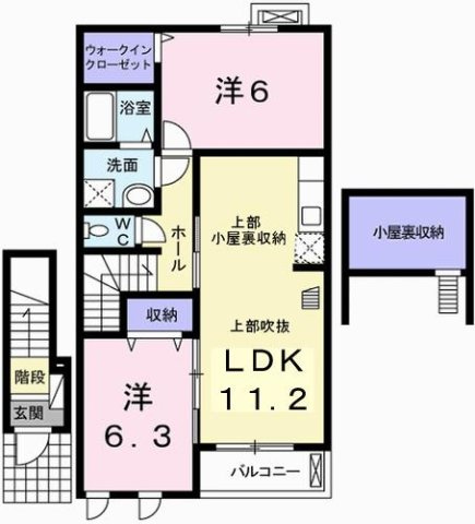 ヌーベル・ヴァンＡの間取り