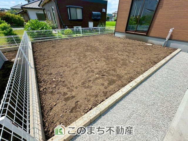 LiveleGarden.S宇都宮市中里町第5の庭|大きなお庭でご家族や友人を招いてＢＢＱもできますね！お子様の水遊びにもぴったりです☆

