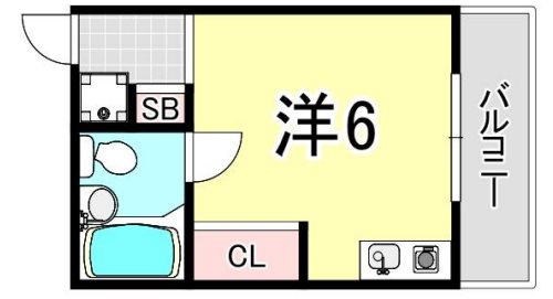 ローズレジデンス西八代の間取り