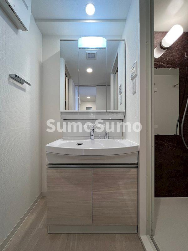 アドバンス上町台シュタットの洗面所