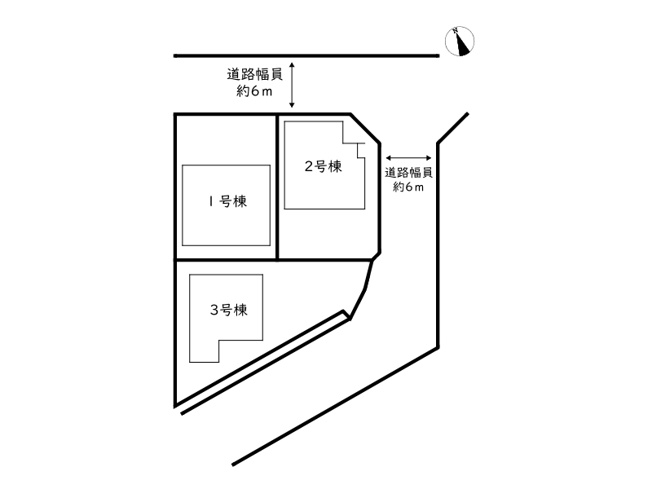 【区画図】 | 姫路市町坪全3棟