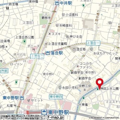 アヴィニティー東中野【おとり物件なし】#学生・社会人にオススメ！初期費用分割払いOK！の地図