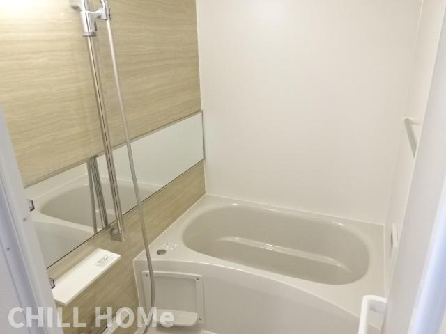 （仮）江田町新築アパートの浴室|当社、チルホームのHPもご覧ください(^^)/物件情報多数♪