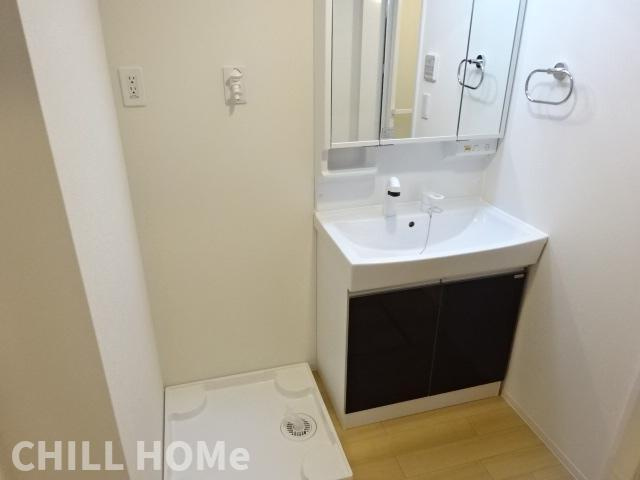 （仮）江田町新築アパートの洗面所|当社、チルホームのHPもご覧ください(^^)/物件情報多数♪