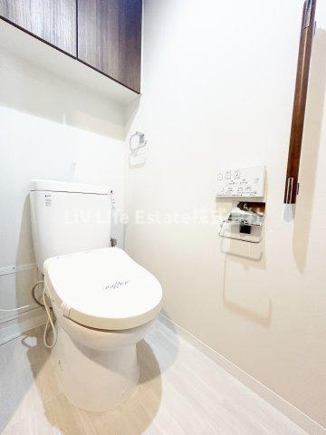 東村山市萩山町５丁目の賃貸マンションのトイレ