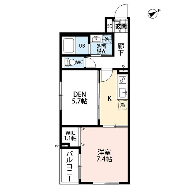 プレール・ドゥーク成増Ⅱの間取り