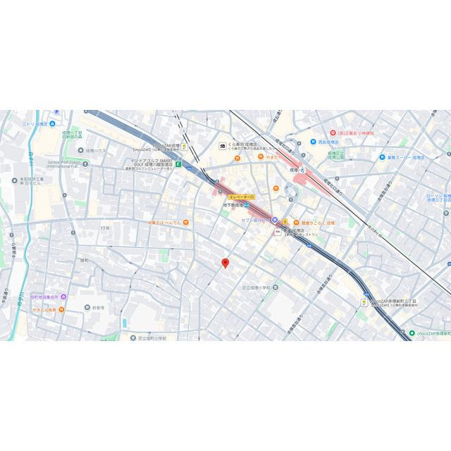 プレール・ドゥーク成増Ⅱの地図