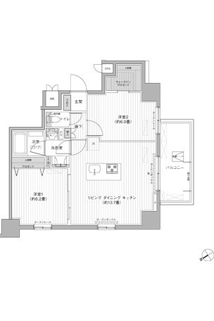 MAITRI YOTSUYA（マイトリィ四谷）の間取り