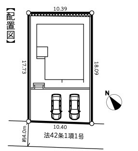鎌倉市今泉台６丁目　新築戸建　全１棟の区画図