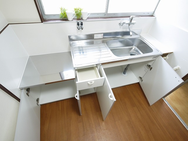 南京終町6丁目一戸建のキッチン|使いやすいキッチンです