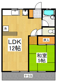 リヴェール大久保の間取り