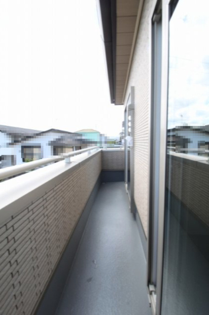 南国市大そね　1号棟　新築戸建　（全2区画）　のバルコニー|2Ｆ　南の部屋　5.2帖